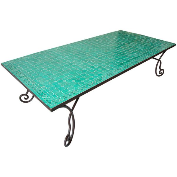 Moroccan Mosaic Table 087 - Handcrafted Artisan Design