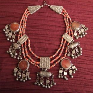 Moroccan Tuareg Berber Handcrafted Necklace - Geometric Design