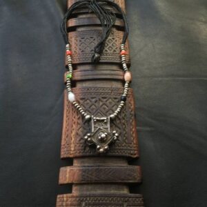 Moroccan Tuareg Berber Geometric Necklace - Handmade Statement Piece