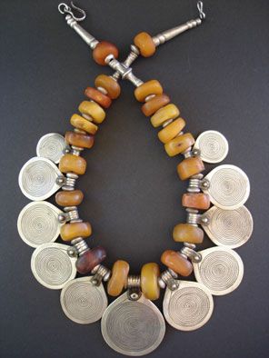 Moroccan Tuareg Berber Handmade Geometric Necklace for Elegance
