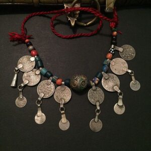 Moroccan Tuareg Berber Geometric Necklace - Handcrafted Ethnic Charm