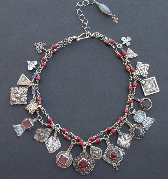 Moroccan Handmade Tuareg Berber Geometric Necklace