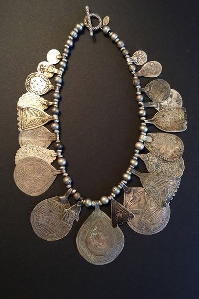 Handcrafted Moroccan Tuareg Berber Geometric Necklace