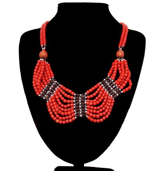 Handcrafted Tuareg Berber Necklace - Geometric Moroccan Design