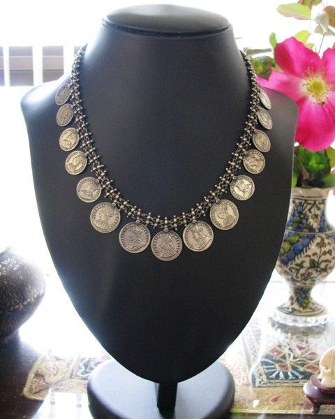 Moroccan Tuareg Berber Geometric Necklace - Handmade Masterpiece