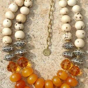 Moroccan Tuareg Berber Geometric Necklace - Handcrafted Ethnic Elegance