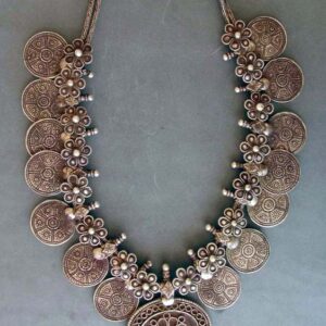 Moroccan Tuareg Berber Necklace - Handcrafted Geometric Design