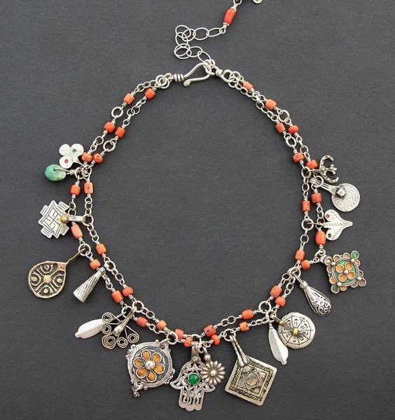 Moroccan Tuareg Berber Geometric Necklace