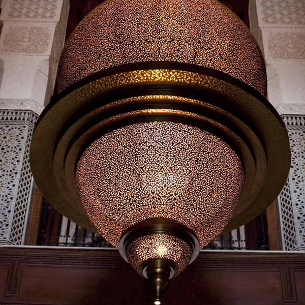 Moroccan Handmade Circular Pendant Lamps - Vintage Charm