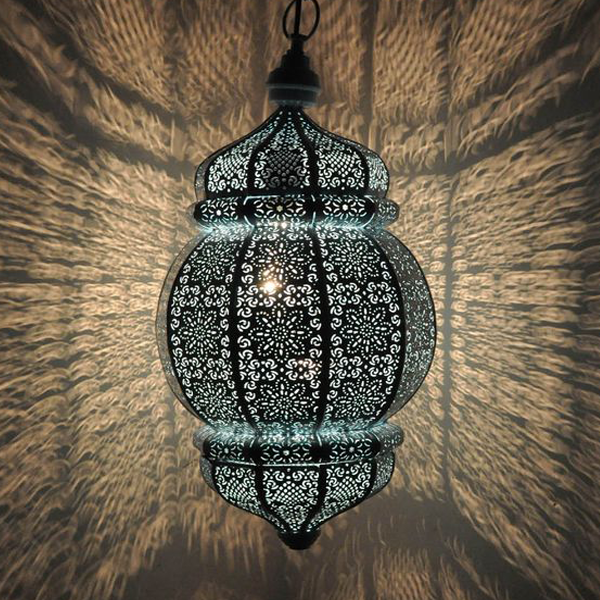 Exquisite Handmade Moroccan Pendant Lamps - Vintage Charm for Indoor and Outdoor Decor
