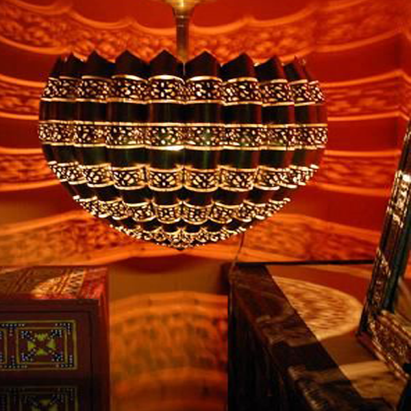 Handcrafted Copper Circle Moroccan Pendant Lamp - Vintage Charm & Infinite Lighting Possibilities