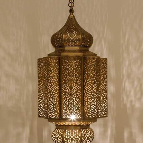 Elegant Handcrafted Moroccan Brass Pendant Lamps
