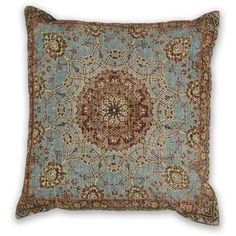 Handmade Moroccan Flower Mandala Throw Pillow