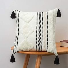 Unique African Mud Cloth Moroccan Pillow