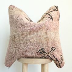 Luxury Handmade Moroccan Wool Pillows with Zipper
