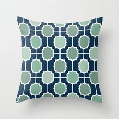 Moroccan Hand-Woven Blue Teal Pillows