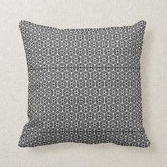 Berber-Made Dark Gray Moroccan Pillows with Unique Dimensions