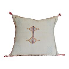 Handwoven Moroccan Throw Pillows in Vibrant Colors