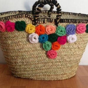 Moroccan Handmade Pom Pom Baskets - Eco-Friendly & Stylish