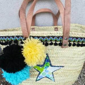 Handcrafted Moroccan Pom Pom Baskets | Eco-Friendly & Stylish