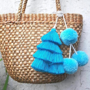 Moroccan Pom Pom Baskets | Eco-Friendly Handcrafted Design