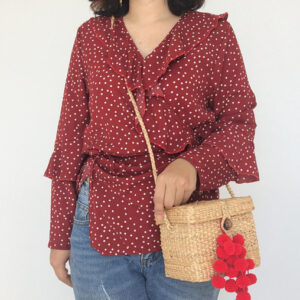 Moroccan Handwoven Pom Pom Baskets - Stylish Storage Solution