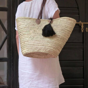 Handmade Moroccan Berber Pom Pom Baskets | Eco-Friendly & Chic