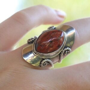 Moroccan Tuareg Berber Handcrafted Rings - Artisanal Elegance & Vibrant Hues