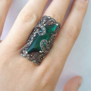 Tuareg-Inspired Adjustable Moroccan Rings - Vibrant Colors