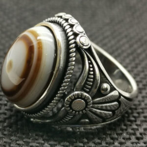 Moroccan Tuareg Berber Adjustable Rings with Vibrant Colors and Intricate Details