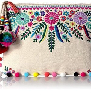 Handwoven Moroccan Straw Clutch - Eco-Friendly & Versatile