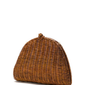 Moroccan Handwoven Straw Clutch Bag