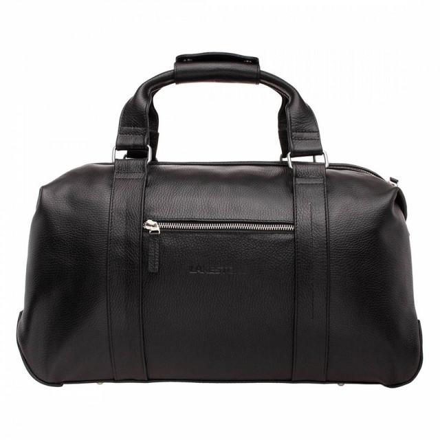 Moroccan Leather Travel Bag 157 - Premium Handmade Style