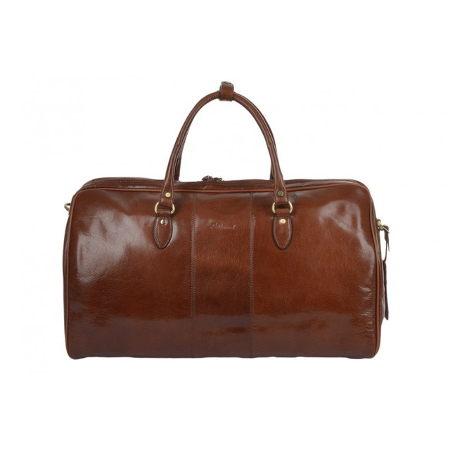 Luxury Moroccan Leather Travel Bag - Handcrafted in Fez