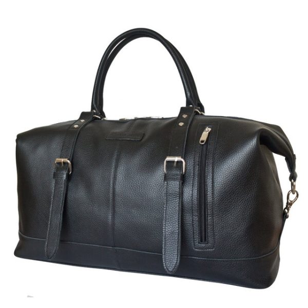 Handmade Moroccan Leather Travel Bag | Stylish & Durable