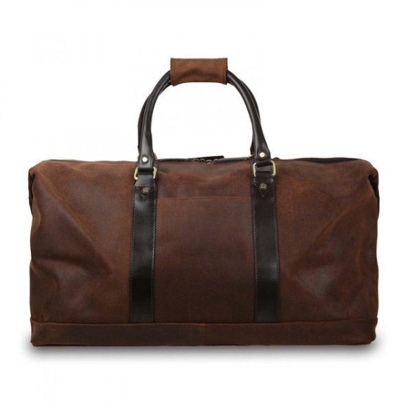 Moroccan Leather Travel Bag - Stylish & Durable Handmade Bag