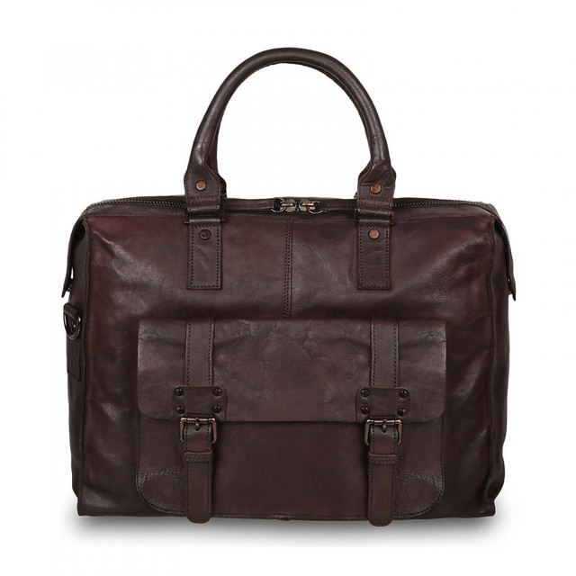 Moroccan Leather Travel Bag for Business and Outdoor Adventures