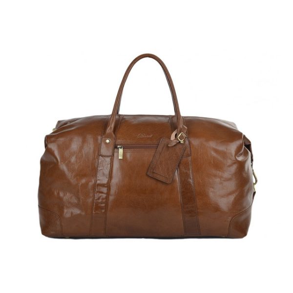 Premium Moroccan Leather Travel Bag for Stylish Adventures