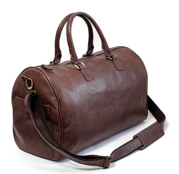208 Dark Brown Moroccan Leather Travel Bag | Handcrafted Luxury & Versatility