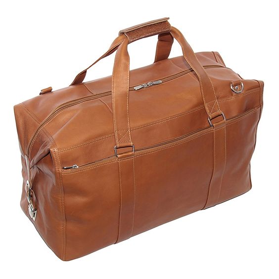 "Handcrafted Moroccan Leather Travel Bag | Business Trips, Camping"