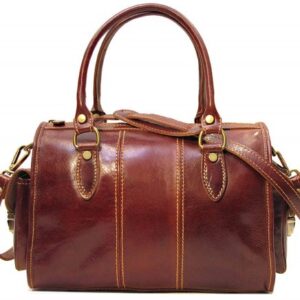 Burgundy Moroccan Leather Travel Bag | Business & Outdoor Ready