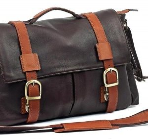 Handcrafted Moroccan Leather Travel Bag - Stylish Handmade Bag