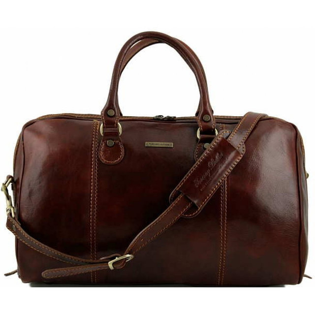 Authentic Moroccan Leather Travel Bag for Business Trips & Adventures