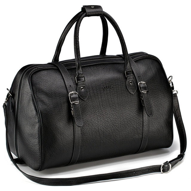 Premium Leather Moroccan Travel Bag | Spacious Compartment & Pockets