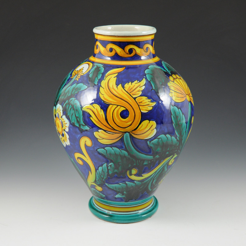 Moroccan Handmade Ceramic Vase | Intricate Patterns & Artistry