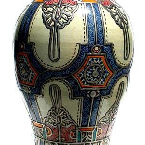 Moroccan Hand-Painted Pottery Vase 132 - Exquisite Design