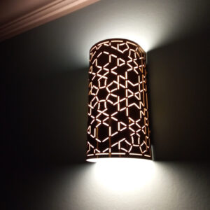 Moroccan Silver Metal Pendant Lamp - Vintage Charm for Indoor and Outdoor Spaces