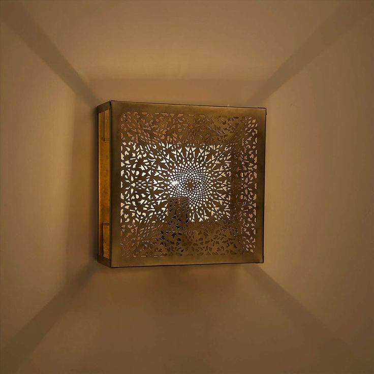 Enchanting Handmade Moroccan Silver Wall Lamps