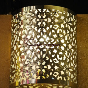 Moroccan Silver Metal Handmade Wall Lamps | Vintage Charm
