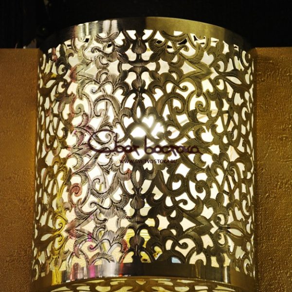 Moroccan Silver Metal Handmade Wall Lamps | Vintage Charm